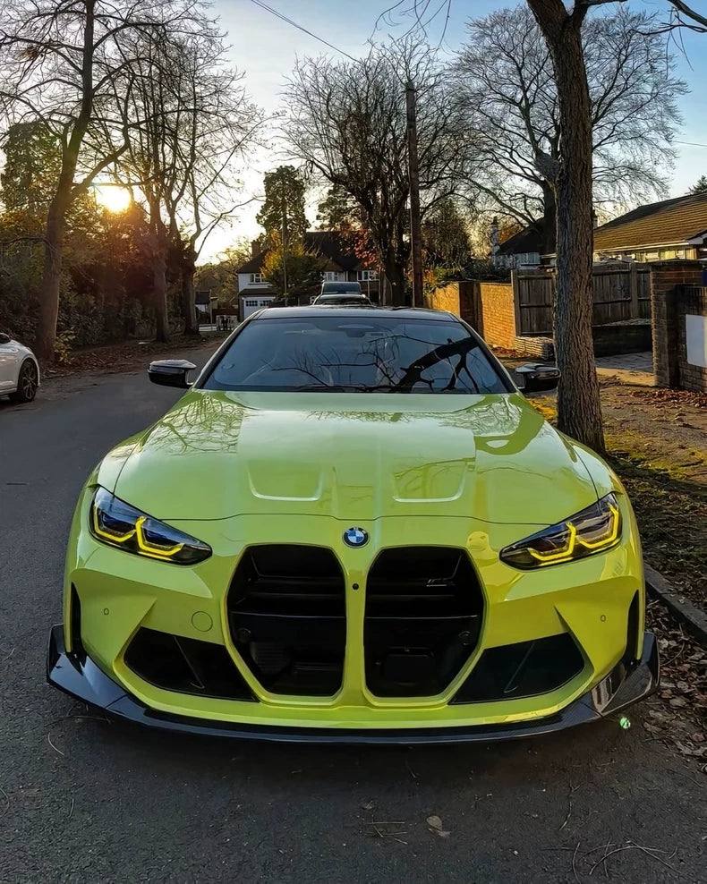 Perfiply Dry Carbon Fiber CSL Style Front lip For BMW M3 G80 G81 M4 G82 G83 G8X