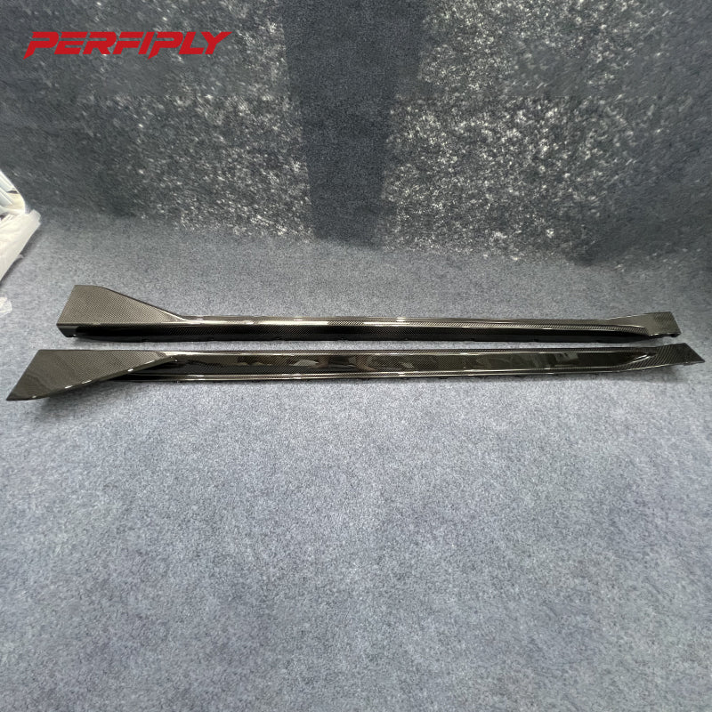 Perfiply Dry Carbon Fiber MP Style Side Skirts For BMW M3 G80 G81 M4 G82 G83 G8X