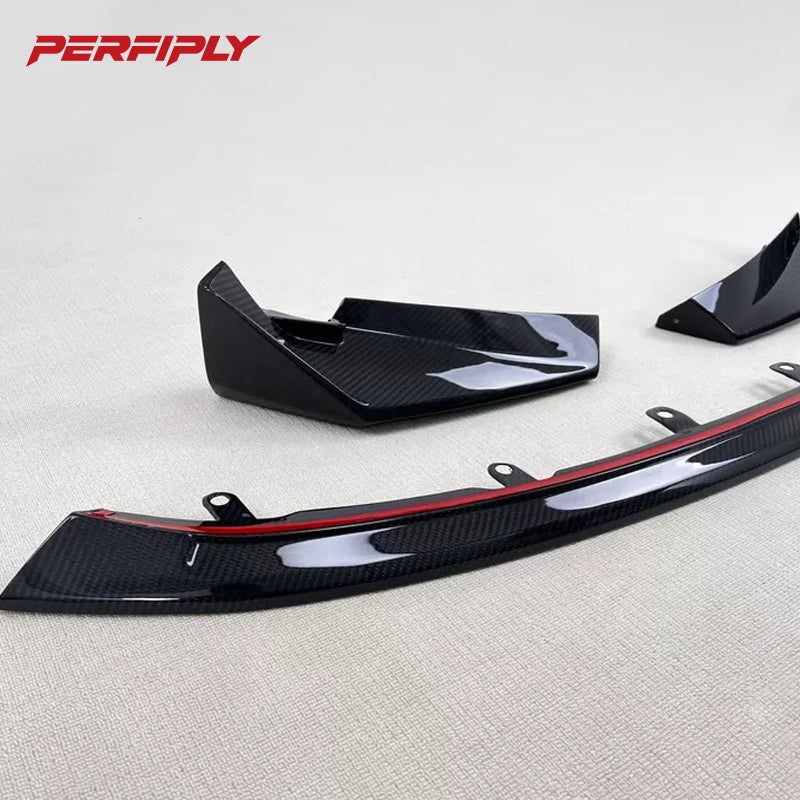 Perfiply Dry Carbon Fiber CSL Style Front lip For BMW M3 G80 G81 M4 G82 G83 G8X