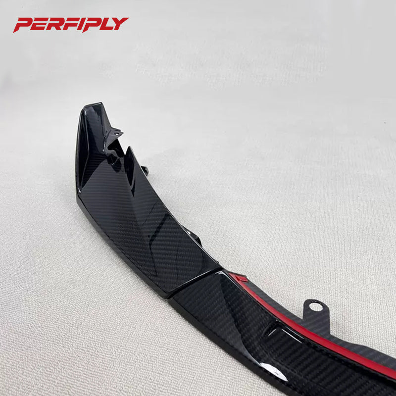 Perfiply Dry Carbon Fiber CSL Style Front lip For BMW M3 G80 G81 M4 G82 G83 G8X