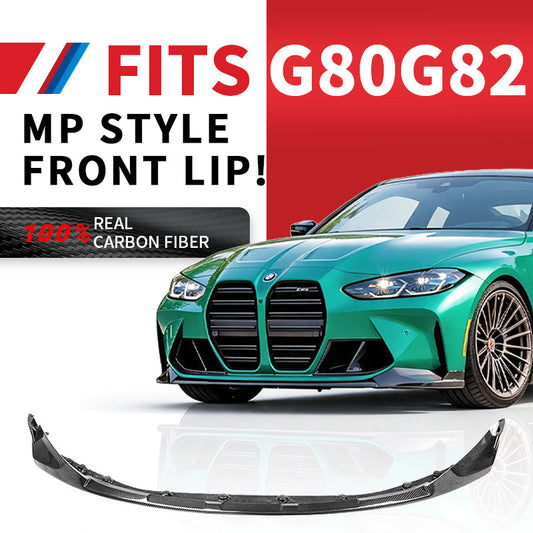 Perfiply Dry Carbon Fiber MP Style Front lip For BMW M3 G80 G81 M4 G82 G83 G8X