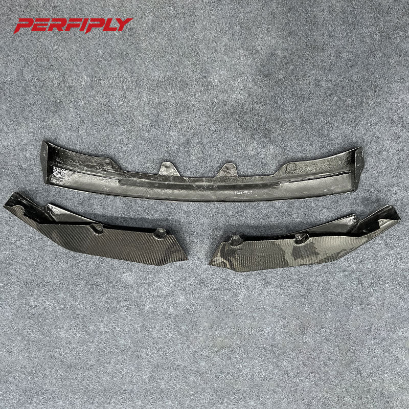 Perfiply Dry Carbon Fiber V Style Front lip For BMW M3 G80 G81 M4 G82 G83 G8X